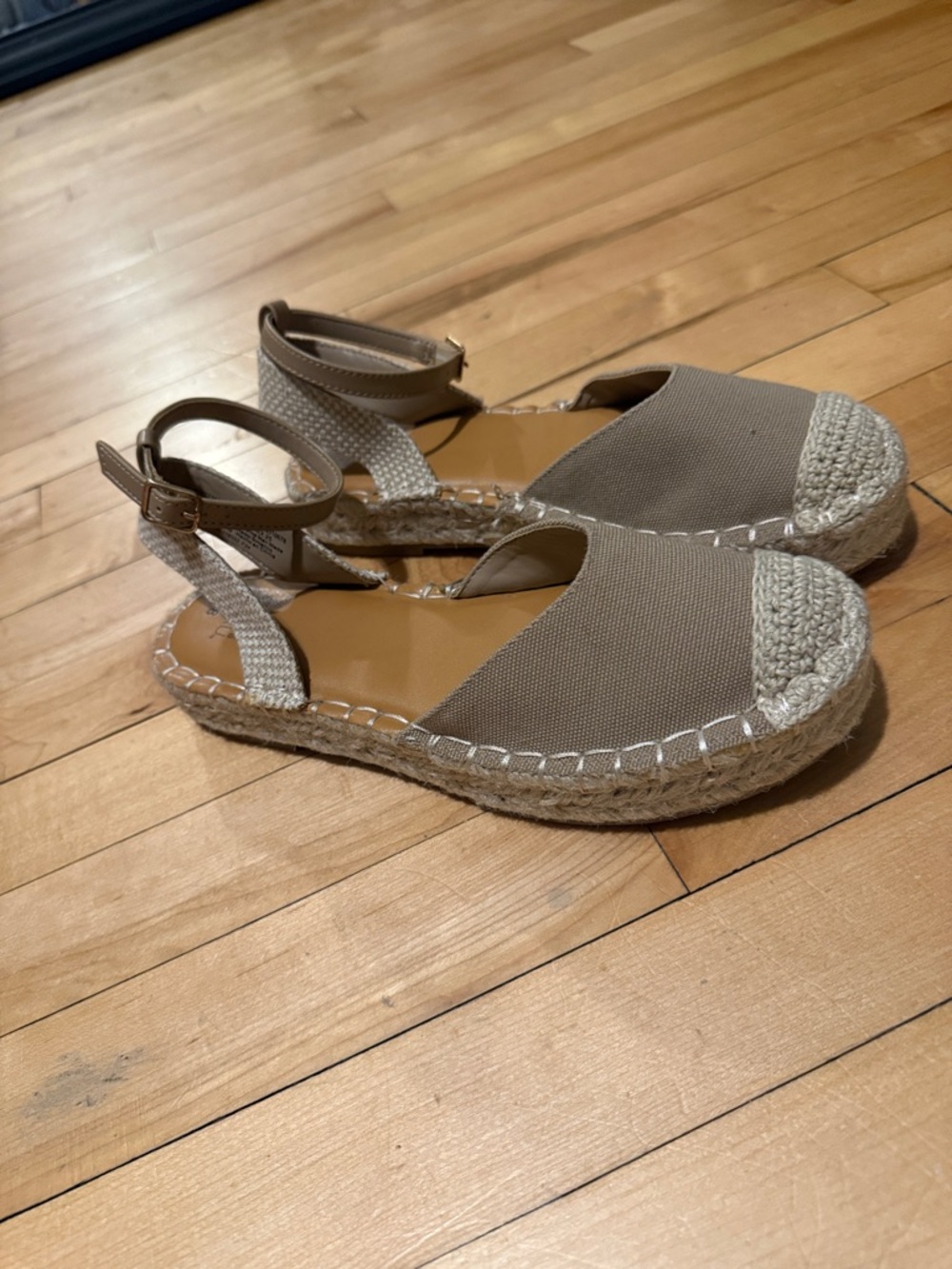 Women’s Espadrille Slingback Sandals - Taupe